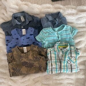 BABY BOY SIZE 9 MONTH ONE PIECE CLOTHING LOT